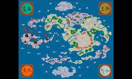 map of avatar the last airbender
